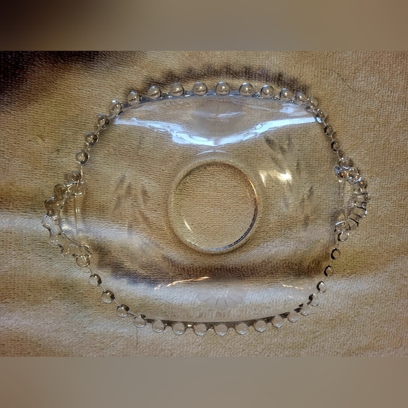 Hughes Cornflower Candlewick Dish - Picture 1 of 7